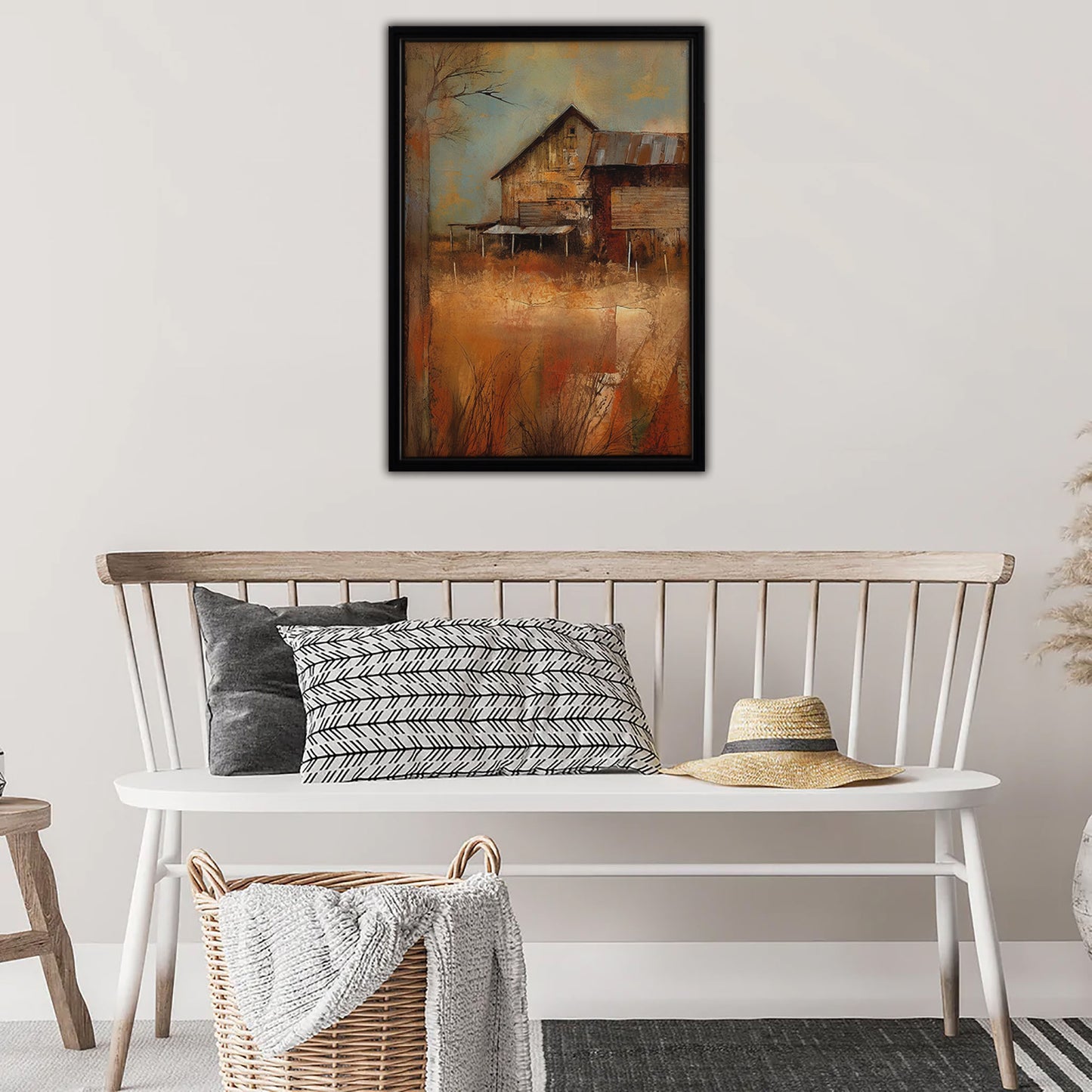 Barn Framed Canvas