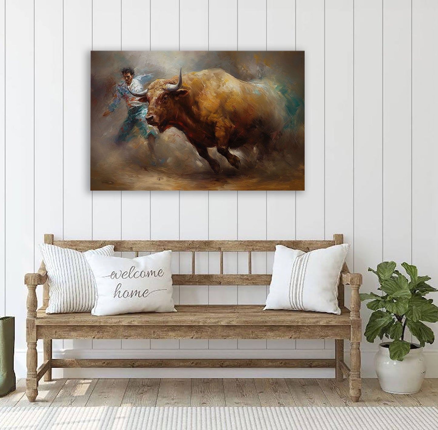 Bullfight Canvas Art