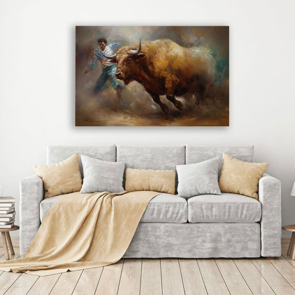 Bullfight Canvas Art