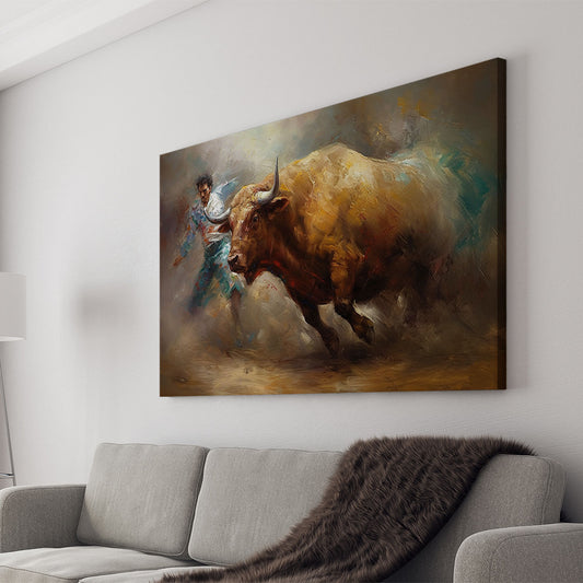 Bullfight Canvas Art