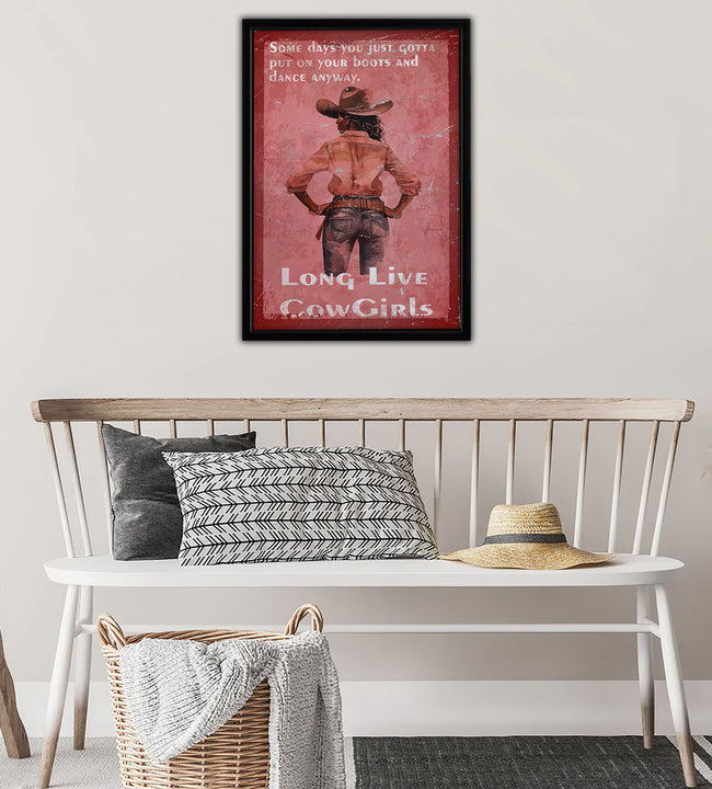 Dance Away Framed Canvas