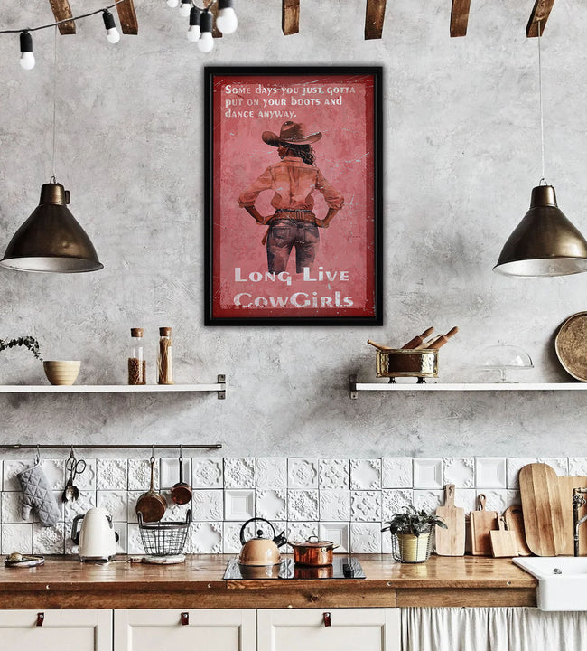 Dance Away Framed Canvas