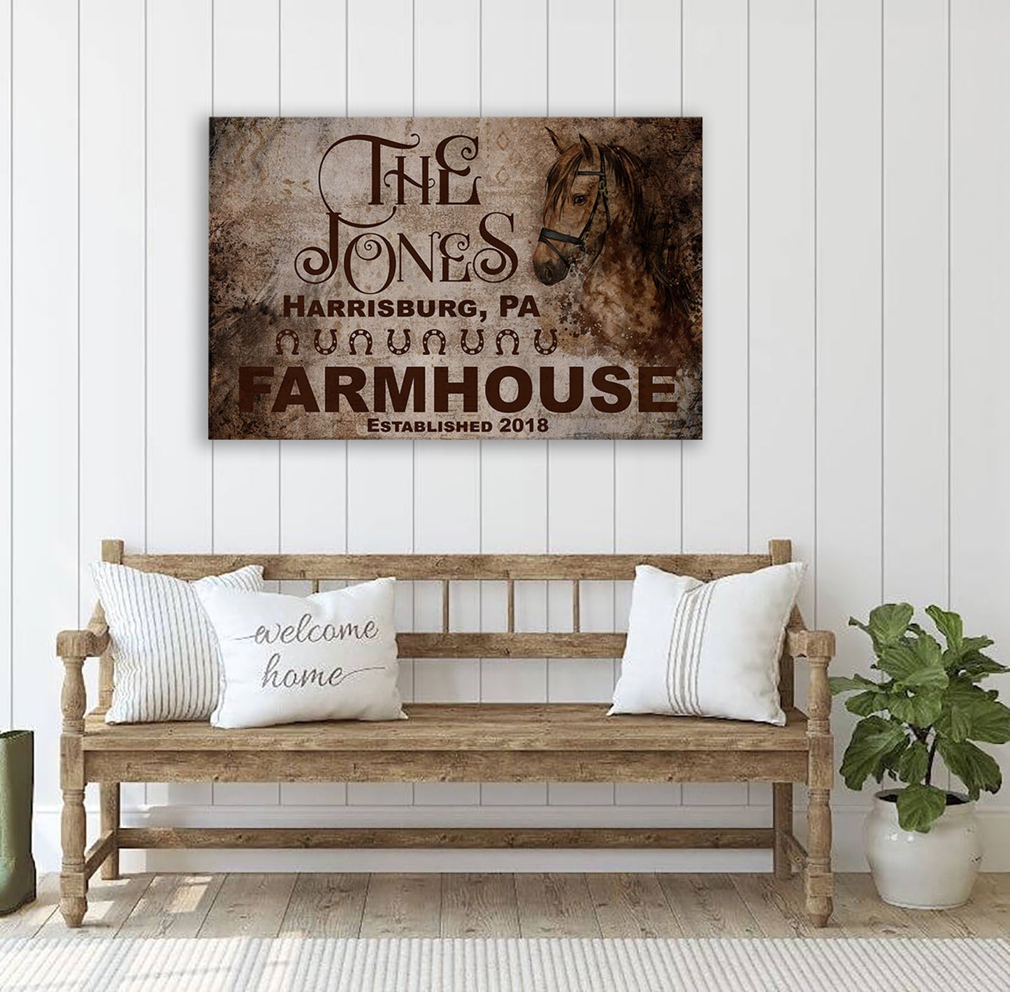 Farmhouse 2018 Canvas Art