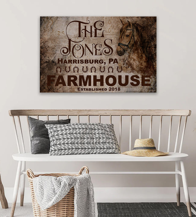 Farmhouse 2018 Canvas Art