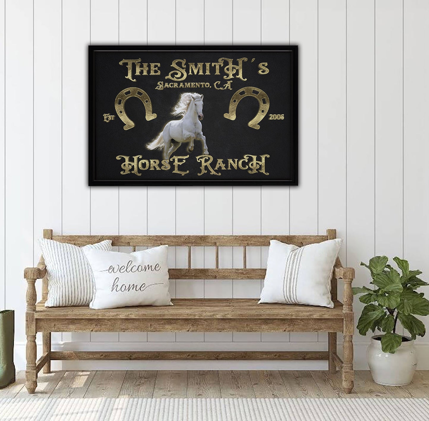 Gold Framed Canvas