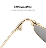 Narrow Men's Sunglasses Fashion Rectangle Women metal Luxury Brand Sun glasses 2021 Classic Oculos Masculino Glasses UV400