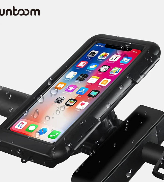 Waterproof Bike Bicycle Phone Case Universal Motorcycle Handlebar Phone Holder Stand Motorbike Scooter Cell Phone Mount Bracket