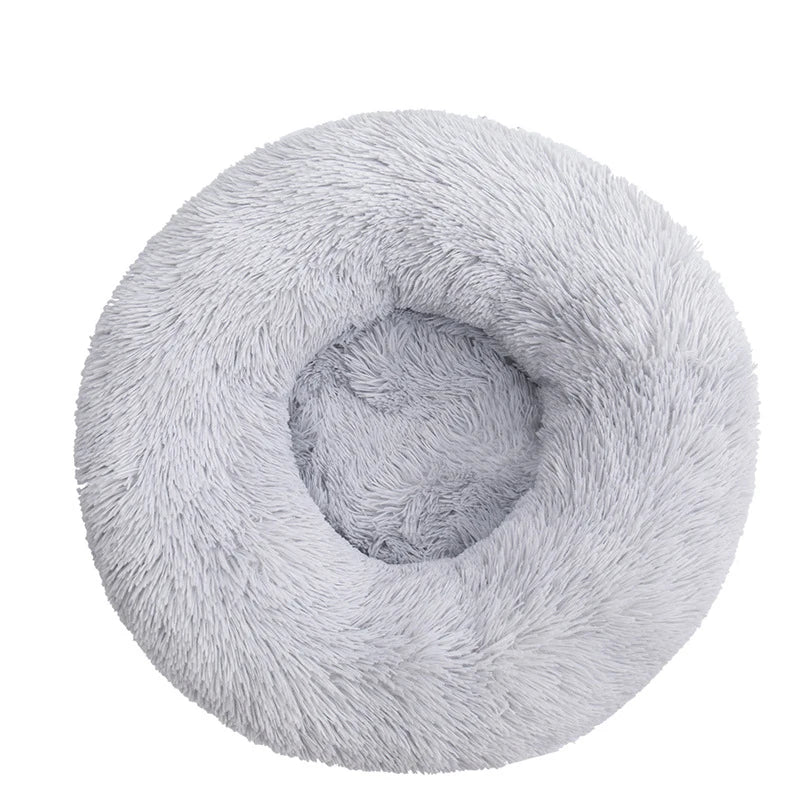 Donut Mand Dog Accessories for Large Dogs Cat's House Plush Pet Bed for Dog XXL Round Mat For Small Medium Animal Calming 100CM