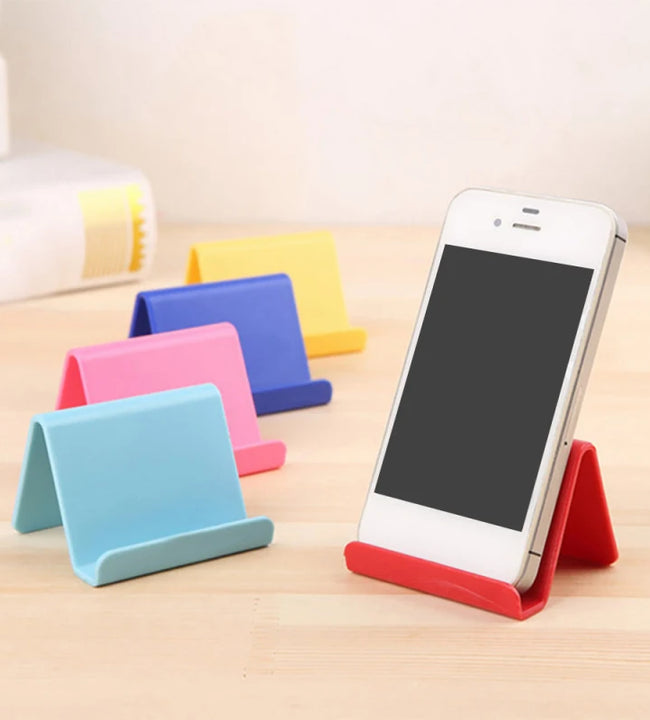 Universal Candy Mobile Phone Accessories Portable Mini Desktop Stand Table Cell Phone Holder For IPhone Samsung Xiaomi Huawei