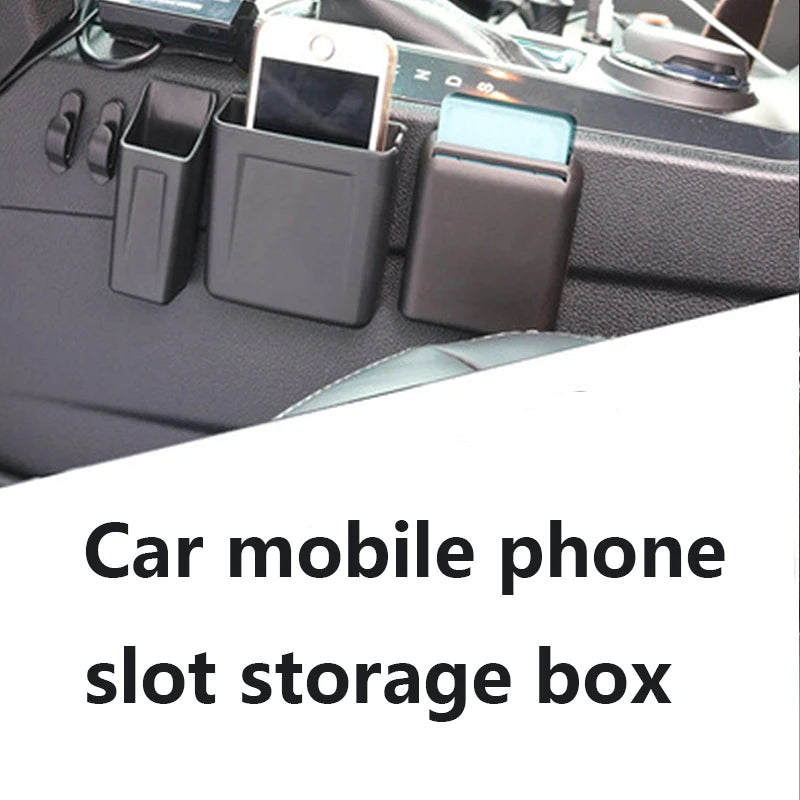 Car Cell Phone Gap Storage BoxAuto Seat Organizer Crevice Creative Hanging Holder for Phone Pocket Automobile Accessories