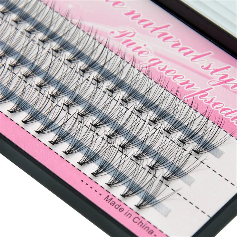 60 Clusters/box Cluster lashes,Individual eyelashes extension Eyelashes bunches professional makeup false eyelashes