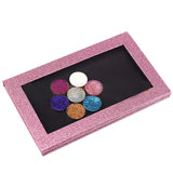 Black Glitter Fashion professional Empty magnetic eyeshadow palette DIY makeup tool eye shadow plate blusher fundation cosmetics