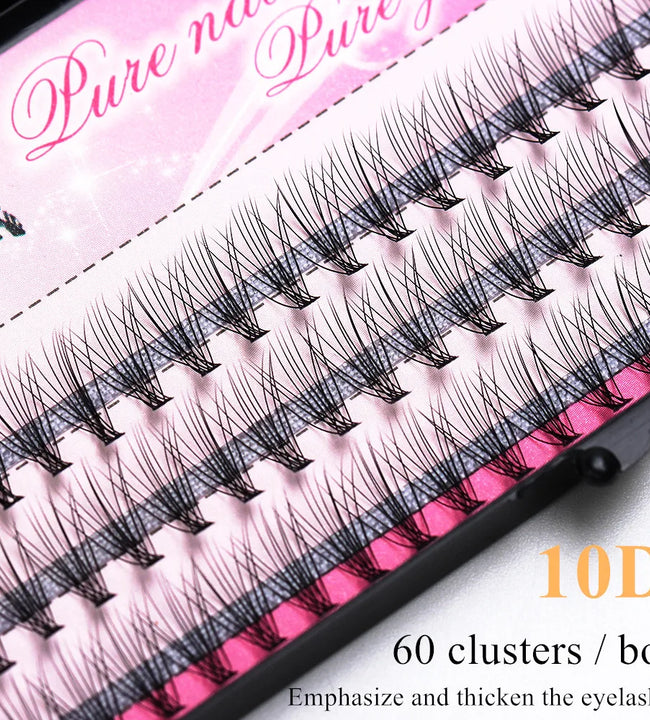 60 Clusters/box Cluster lashes,Individual eyelashes extension Eyelashes bunches professional makeup false eyelashes