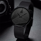 reloj hombre Watches Mens 2023 Minimalist Men's Fashion Ultra-thin Watch Simple Men Business Quartz Wristwatch relogio masculino