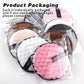 4Pcs Makeup Remover Wipes Reusable Discs Cotton Pads Microfiber Make Up Face Towel Cloth Washable Sponge Skin Care Cleaning Puff