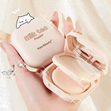 Korean Loose Powder Full Brightening Concealer Mineral Face  Foundation Cosmetics Lasting Makeup Powder Compact Powder Pressed