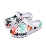 2021 Children Sandals Kids Crocke Summer Boy Girl Hole Shoes EVA Garden For Beach Flat Slip-on Shoes Slippers Water Mules