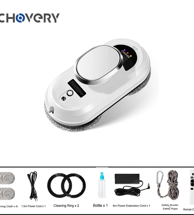 Chovery Vacuum Cleaner Window Remote Control Robot Window Cleaner Electric Glass Window Cleaning Robot For Home