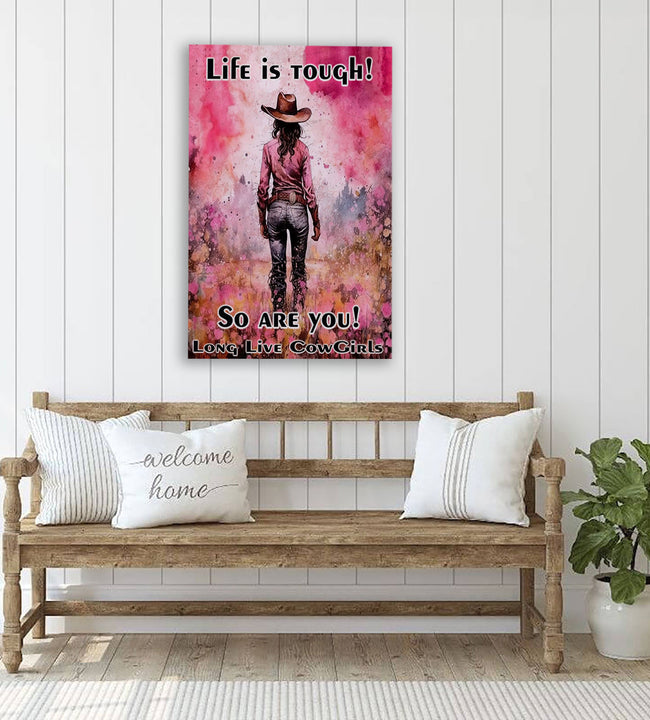 Life is tough Canvas Art