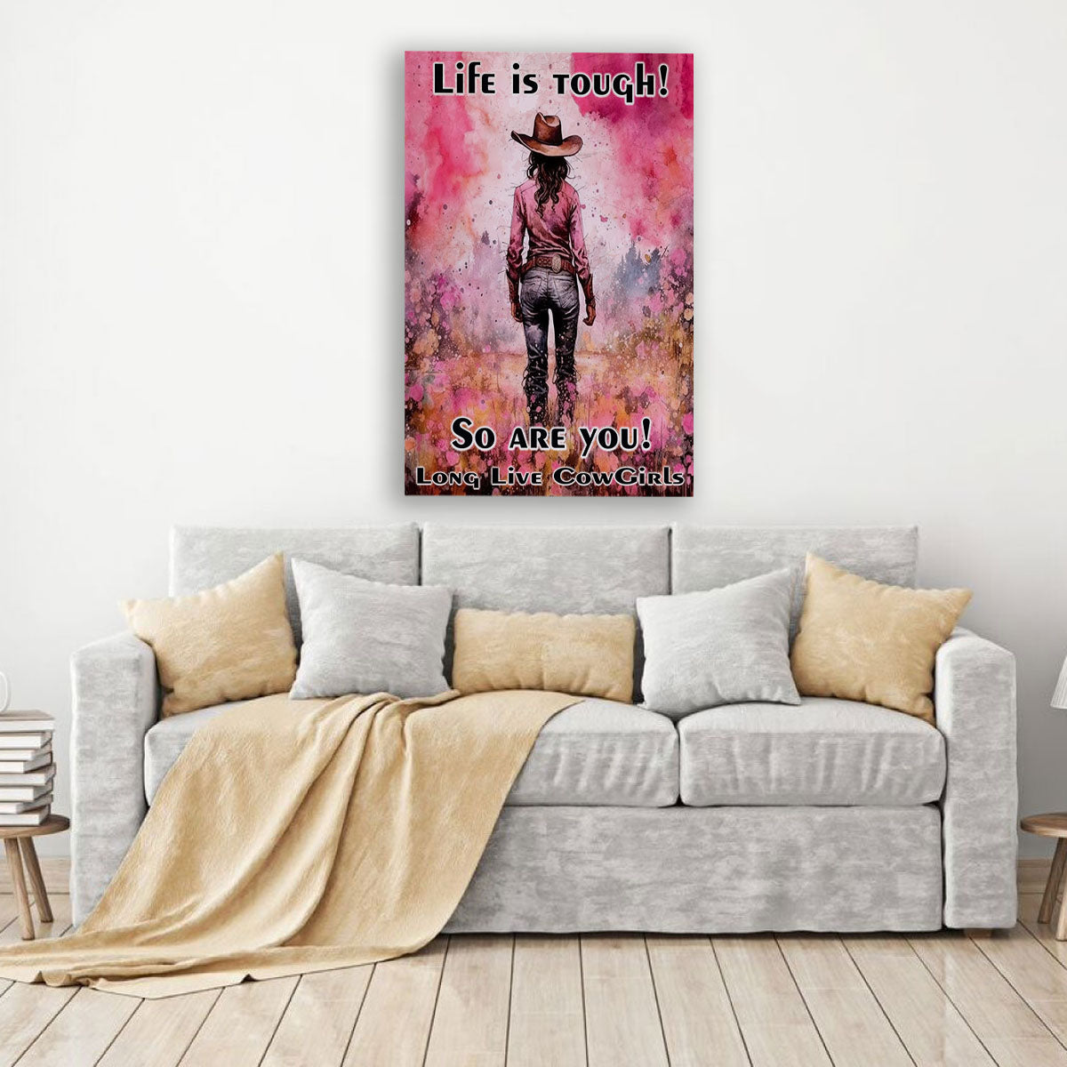 Life is tough Canvas Art