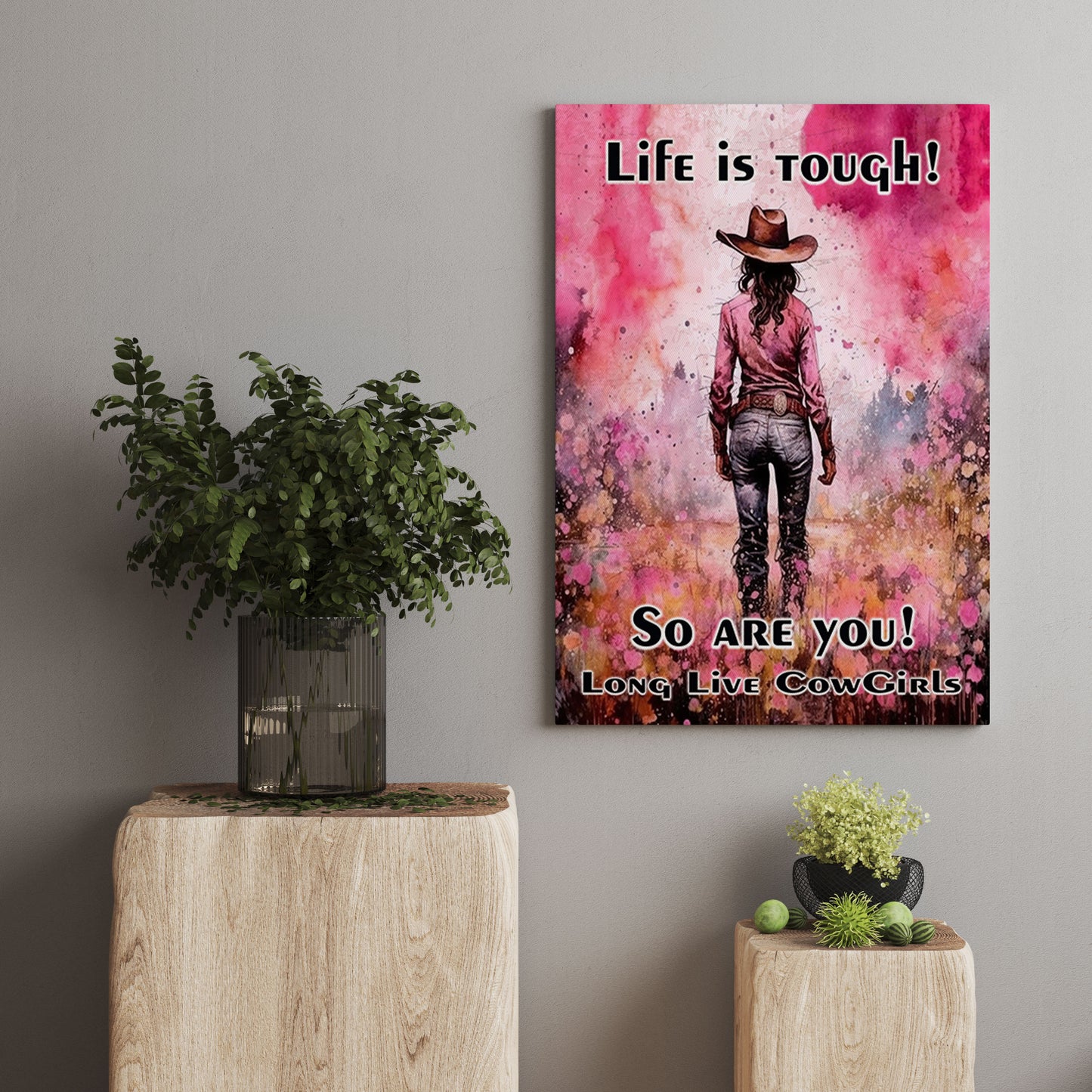 Life is tough Canvas Art