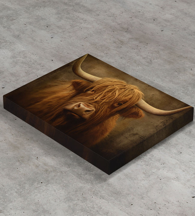 Long Hair Canvas Art