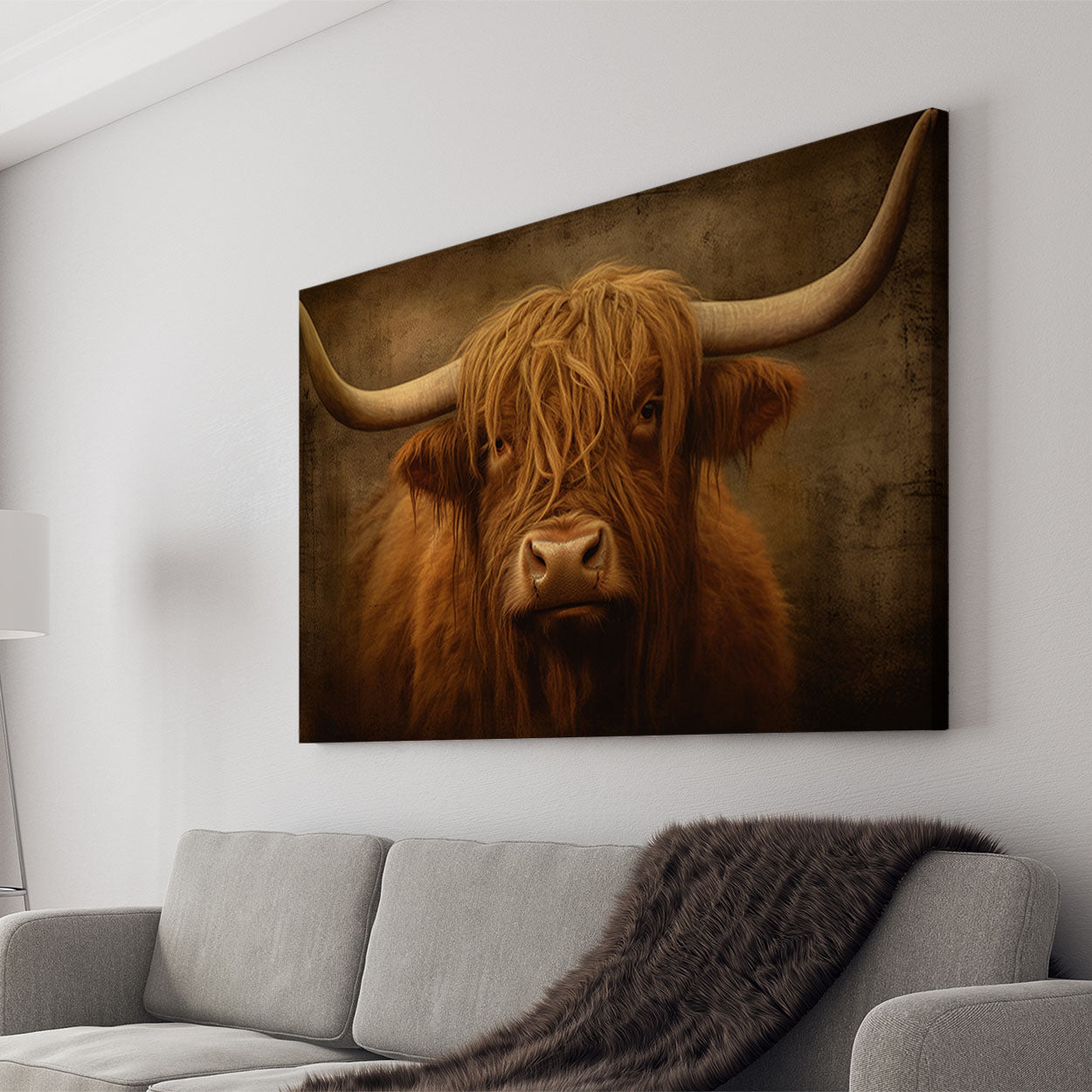 Long Hair Canvas Art