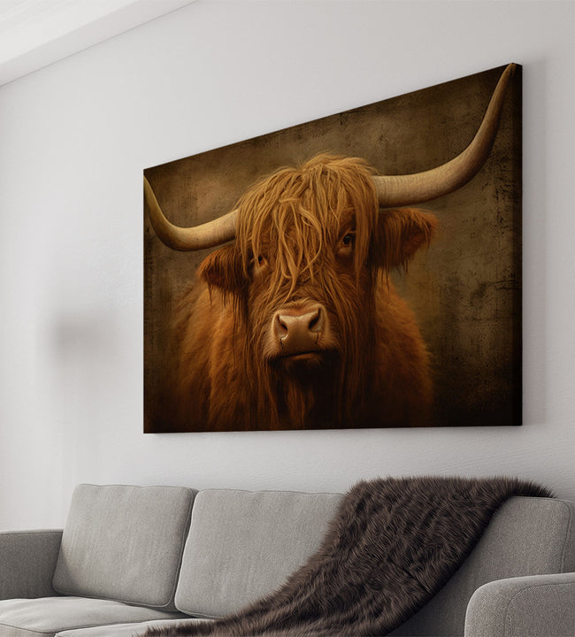 Long Hair Canvas Art