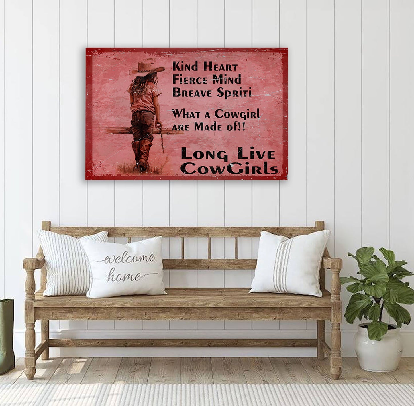 Long Live Cowgirls Canvas Art