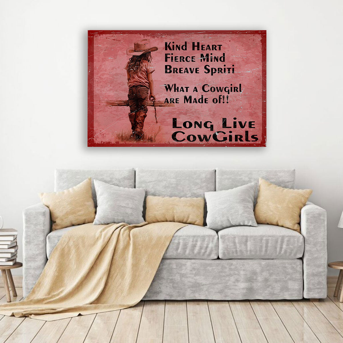 Long Live Cowgirls Canvas Art