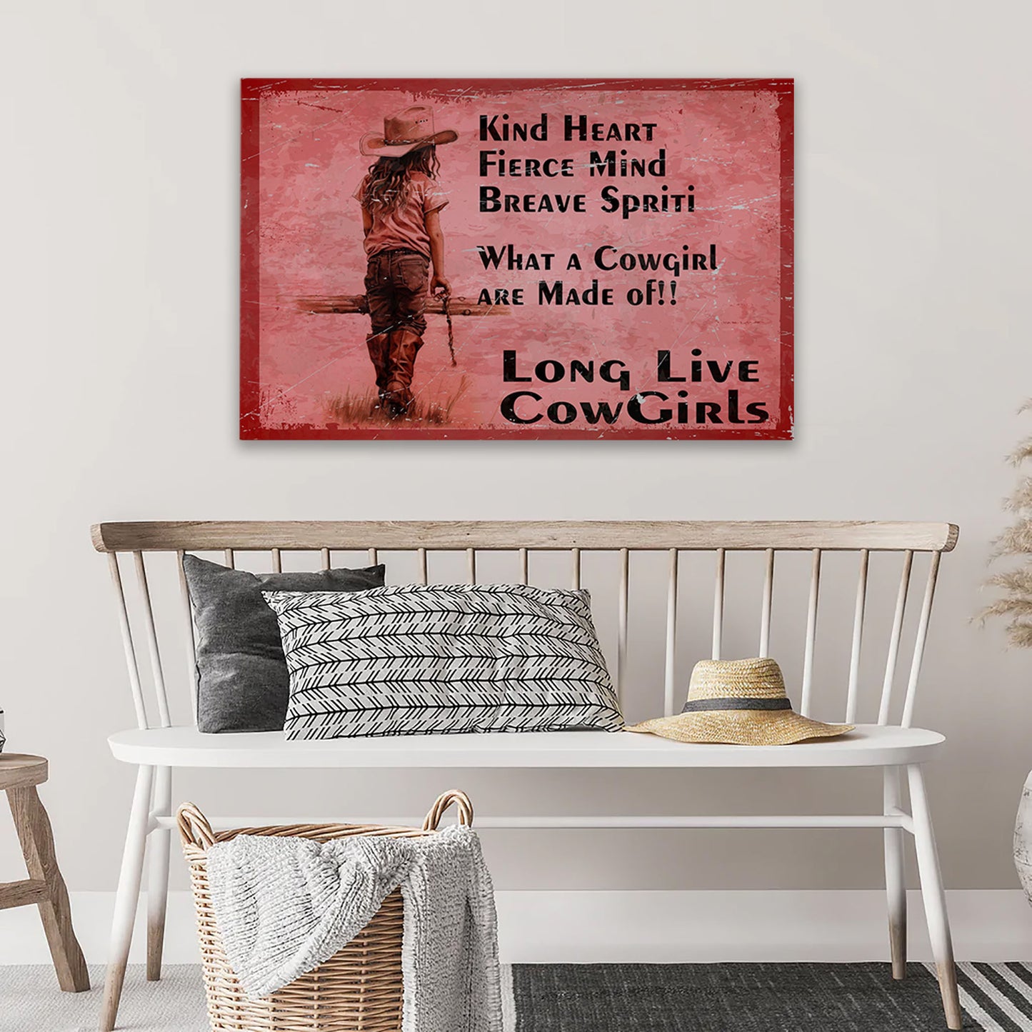 Long Live Cowgirls Canvas Art