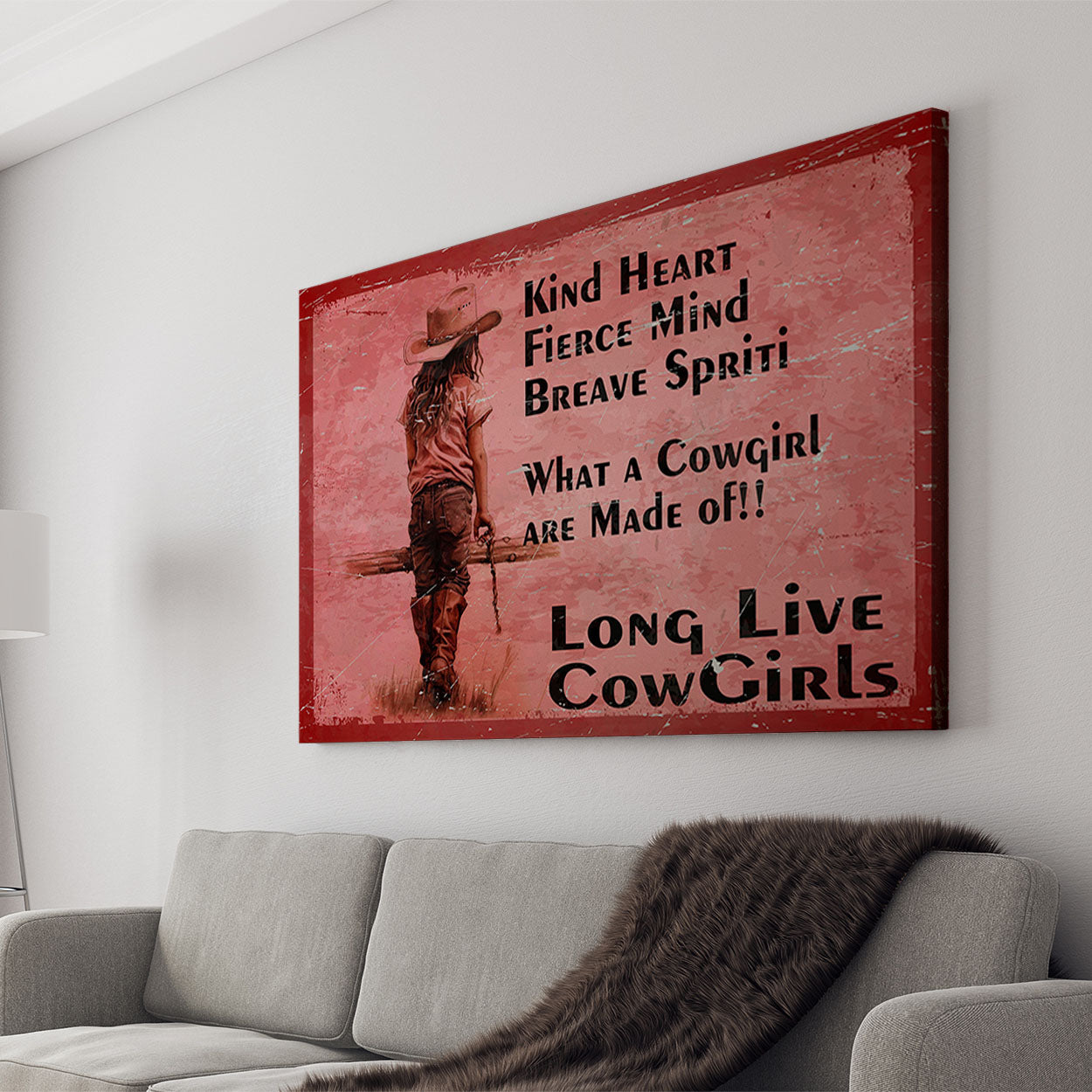 Long Live Cowgirls Canvas Art