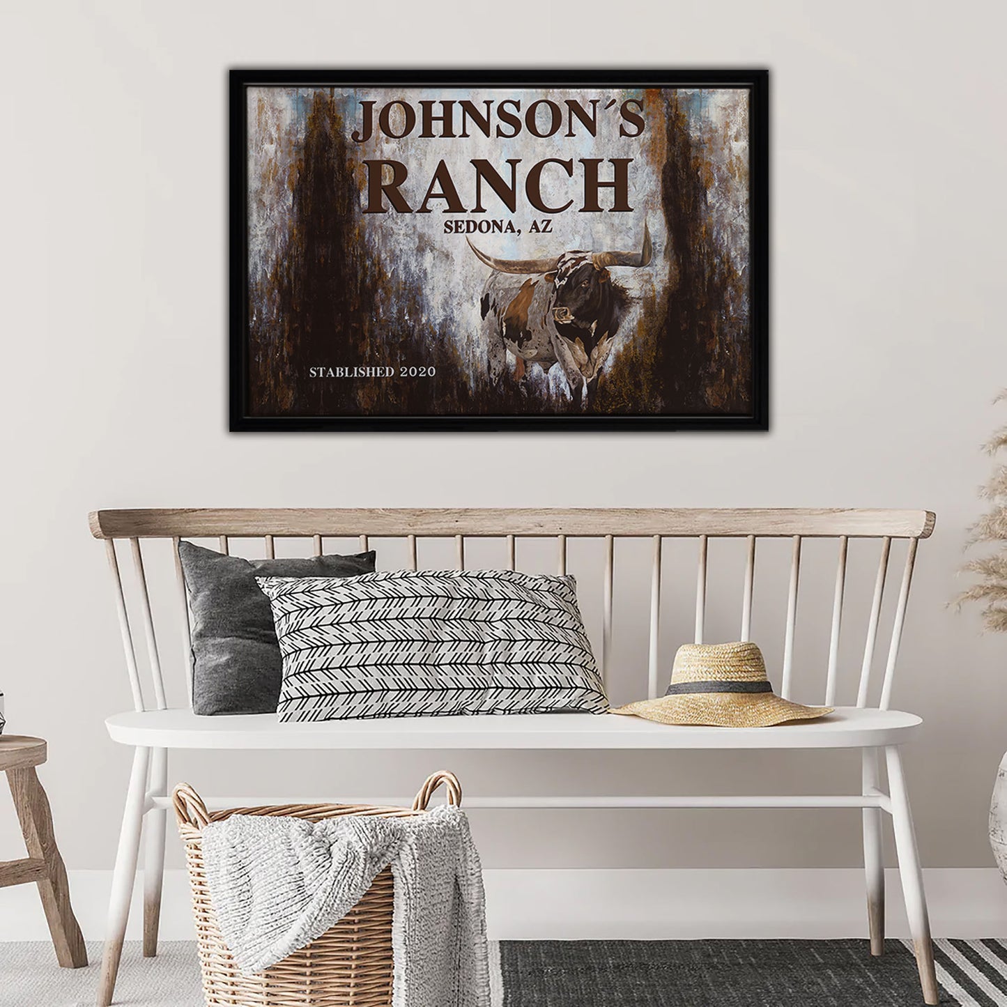 Longhorn 2020 Framed Canvas