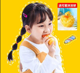 Small Yellow Duck U-Shaped Toothbrush Automatic 2-3-6-12 Years Old Kids in the Mouth Rechargeable Silicone Sonic Baby Toothbrush