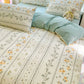 INS Style Cotton Internet Celebrity Floral Fitted Sheet Four-Piece Set