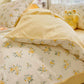 INS Style Cotton Internet Celebrity Floral Fitted Sheet Four-Piece Set