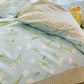 INS Style Cotton Internet Celebrity Floral Fitted Sheet Four-Piece Set