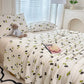 Class A Mother and Baby Knitted Cotton Summer Air Conditioning Duvet Summer Blanket Children Duvet Insert Summer Quilt Summer Double Duvet Machine Washable