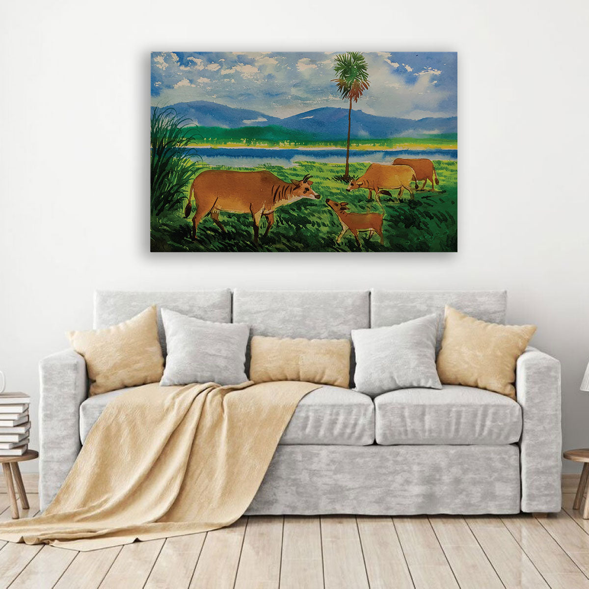 Pastando Canvas Art