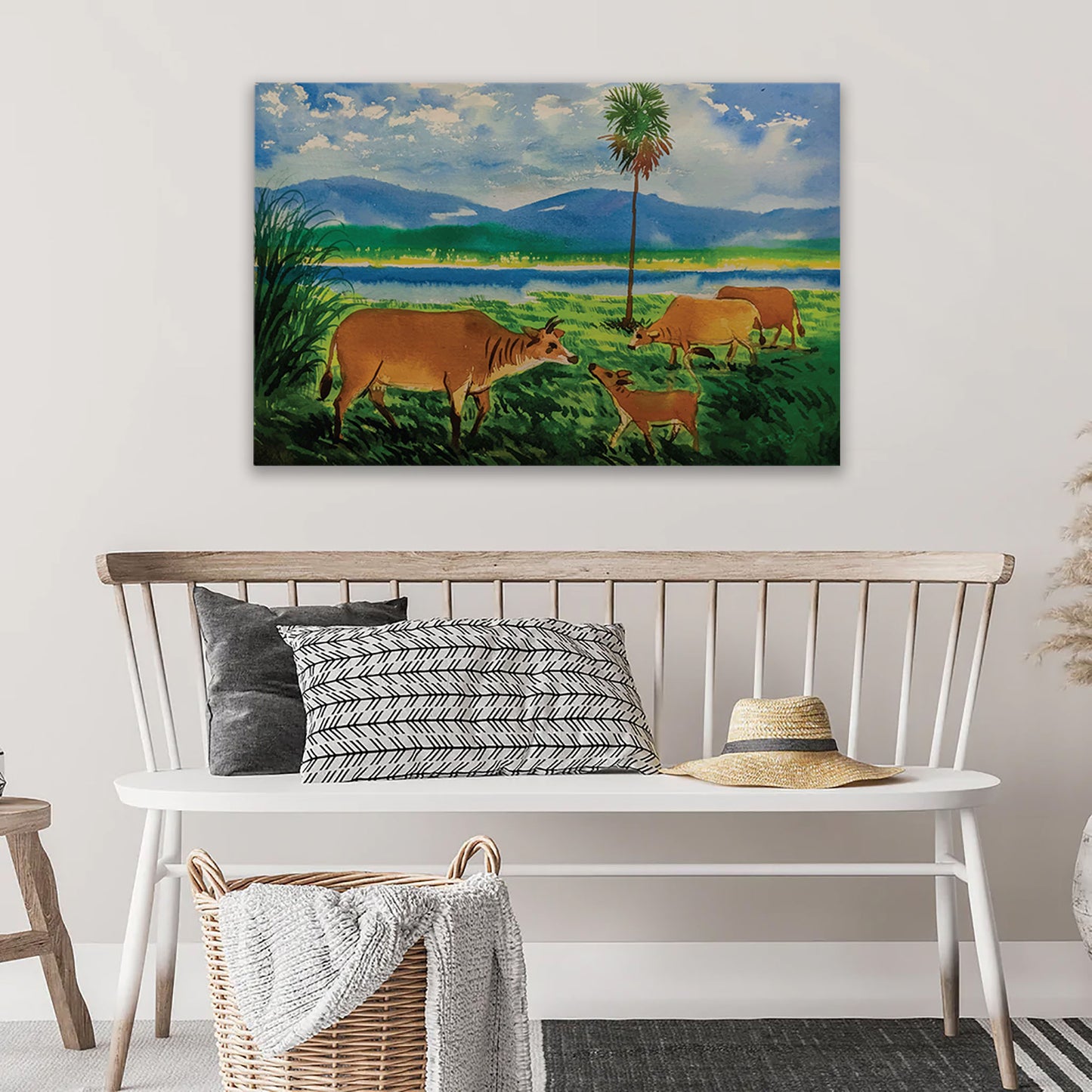 Pastando Canvas Art