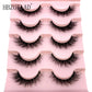 2023 New 5 pairs natural false eyelashes fake lashes long makeup 3d mink lashes eyelash extension mink eyelashes short eyelashes