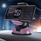 2023 Diamond Cell Phone Holder for Car Phone Mount Pink Flexible Table Stand Mount Bling Car Accessories Interior Woman