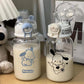 600ML Sanrio Hello Kitty Pochacco Transparent Straw Cup Anime Cartoon Kuromi Cinnamoroll For Kid Kawaii Bottle Water Cup Gifts