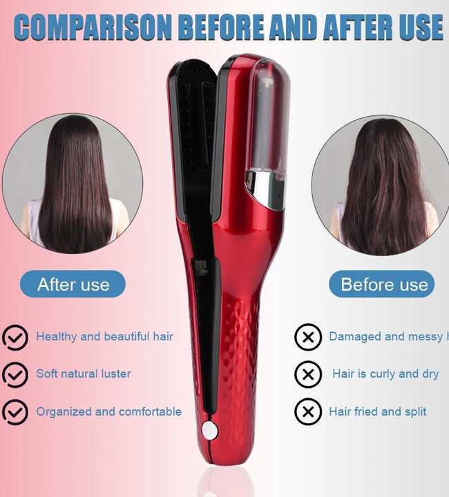 Rechargeable Cordless Split Hair Trimmer, Hair Split Ends Trimmer, Remover Damaged Hair, Repair Hair Care Treatment