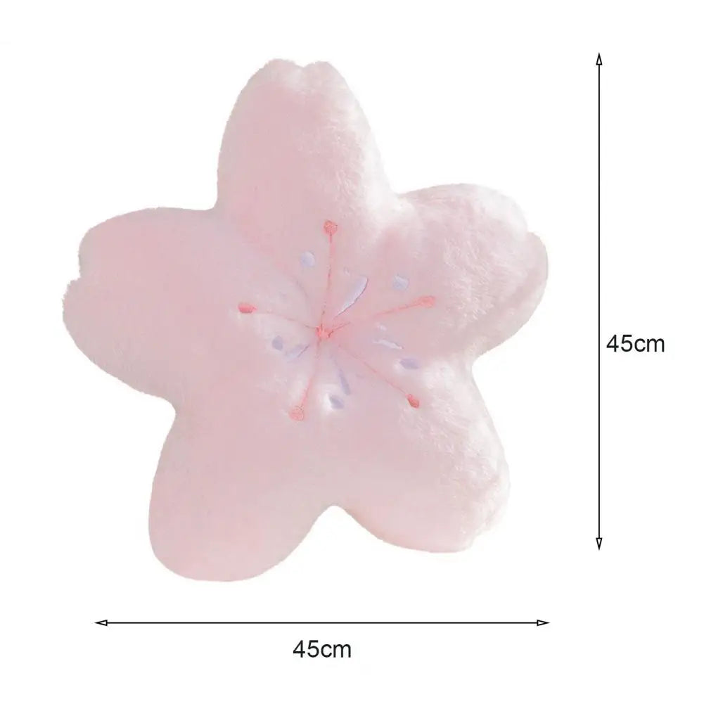 Plush Toy Portable Throw Pillow Stain-resistant Decorate  Wearable Kawaii Flower Plush Pillow