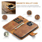 For iPhone 15 14Pro Max 13 12 11 Pro Max Plus XS X XR Deluxe removable magnetic wallet flip cover cell phone leather case