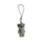 Cartoon Flocking Cat Pendant Phone Lanyard Cute Bear Doll Mobile Phone Strap Keychain For Girls Cell Phone Chain Accessories