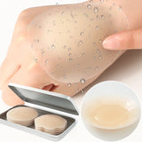 2PCS Silicone Nipple Cover Women Reusable Breast Lingerie Bra Sticker Female Invisible Petal Lift Up Adhesive Pads Chest Pasties