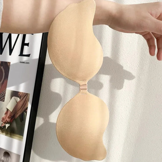 Reusable Silicone Bust Nipple Cover Pasties Stickers Mango Breast Self Adhesive Invisible Bra Lift Tape Push Up Strapless Bra