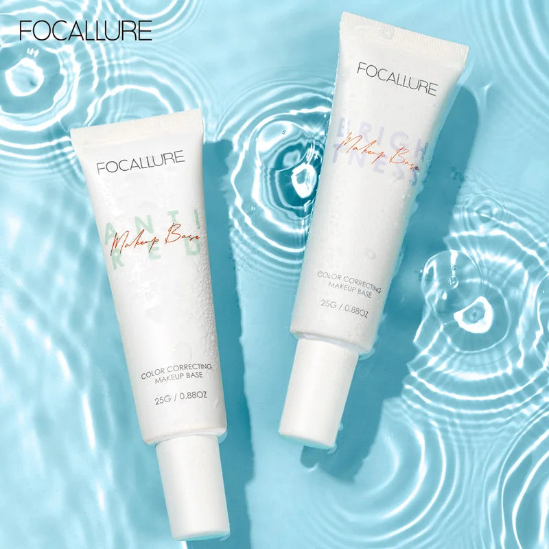 FOCALLURE Face Primer Moisturizing Cream Before Makeup Lasting Oil-control Corrector For Skin Color Redness Dullness Acne Fixer